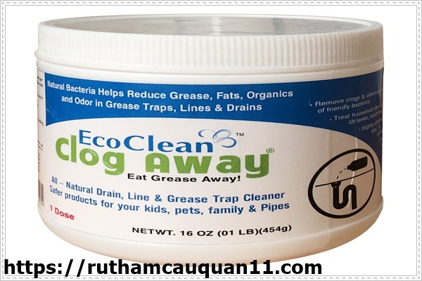 Cách xử lý tắc nghẽn đường cống bằng vi sinh ăn mỡ clog away