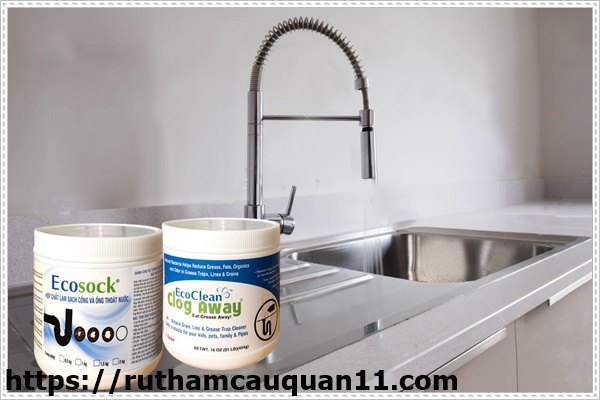 Xử lý tắc nghẽn đường cống bằng vi sinh ăn mỡ