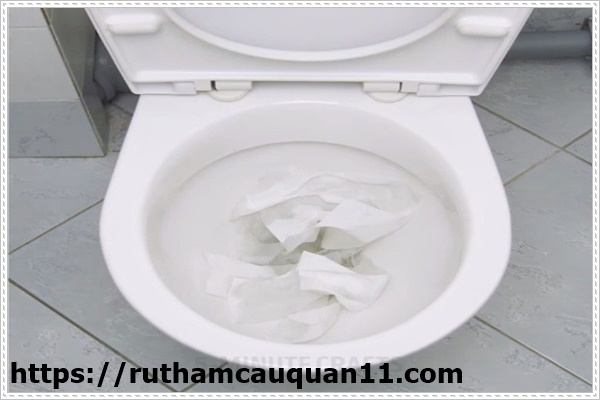Bồn cầu dội nước không trôi được phải làm sao?