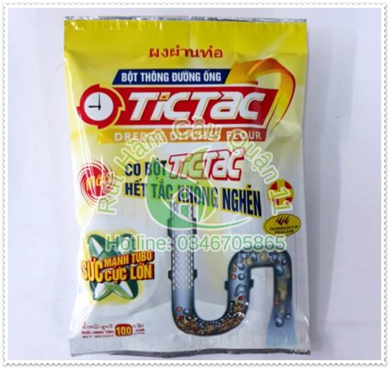 Tictac loại bột thông cống tốt nhất hiện nay