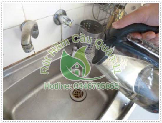 Thông bồn rửa tay hiệu quả không sợ nghẹt